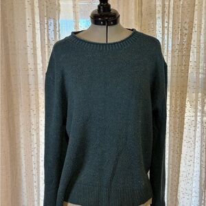 Ella Moss Deep Teal Crew Neck Sweater